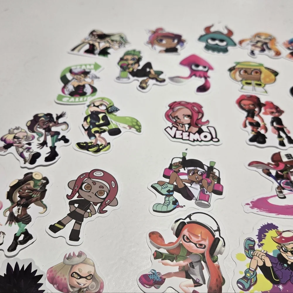 50 Platoon Video Game Character Stickers New In Plastic Seal